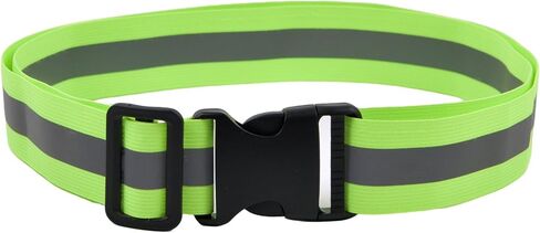 Reflective Belt for Running, Cycling High Visibility Safety Gear with Adjustable Fit for Men Women for Night Sports in Kuwait