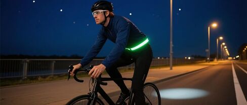Reflective Belt for Running, Cycling High Visibility Safety Gear with Adjustable Fit for Men Women for Night Sports in Kuwait