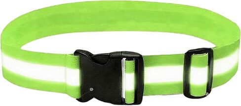 Reflective Belt for Running, Cycling High Visibility Safety Gear with Adjustable Fit for Men Women for Night Sports in Kuwait