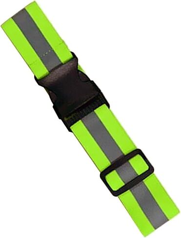 Reflective Belt for Running, Cycling High Visibility Safety Gear with Adjustable Fit for Men Women for Night Sports in Kuwait