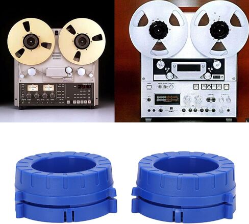 Zunate 1 Pair Nab Hub Adaptors, Lockable Nab Hub Optical Shaft Adapter for 1/4 inch Reel to Reel Tape Recorder, to Tape Recorder Opener for TEAC, Studer, Akai, B67, (Black) in Saudi Arabia