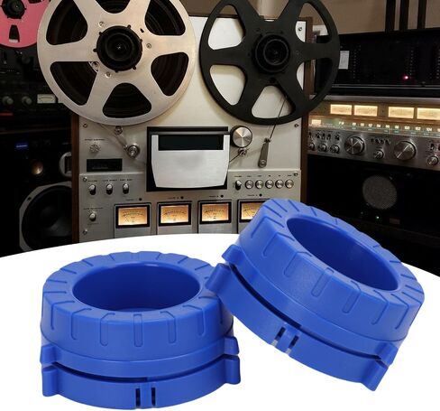Zunate 1 Pair Nab Hub Adaptors, Lockable Nab Hub Optical Shaft Adapter for 1/4 inch Reel to Reel Tape Recorder, to Tape Recorder Opener for TEAC, Studer, Akai, B67, (Black) in Saudi Arabia