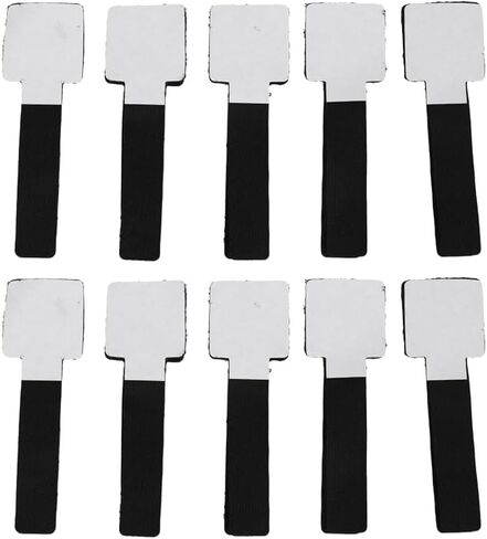 10PCS Data Cord Earphones Wire Management Nylon Cable Ties Releasable Cable Organizer Kitchen Household Appliances Winder,White in Saudi Arabia