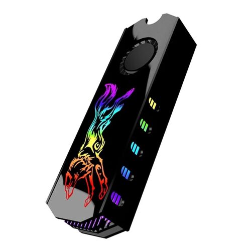 M2 Heatsink Heat Dissipation Radiators M.2 Cooling Heat Sink Thermal Pad Support-RGB for M.2 2280 SSD Hard Drive in Kuwait