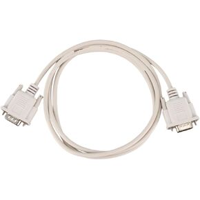 1.4 متر RS232 DB9 9 دبوس ذكر إلى VGA فيديو 15 دبوس ذكر كابل محول رمادي فاتح in Kuwait