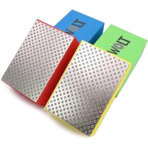 Diamond Hand Polishing Pads for Sanding Concrete Glass Stone Granite Marble 60#,100#,200#,400# (4Pcs/Set)… in Saudi Arabia