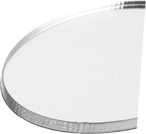 5pcs Phone Mirror Decal Makeup Sticker for Phone Case Oval Mirror Sticker Acrylic Adhesive Compact Vanity Stick Charm Accessory in Saudi Arabia