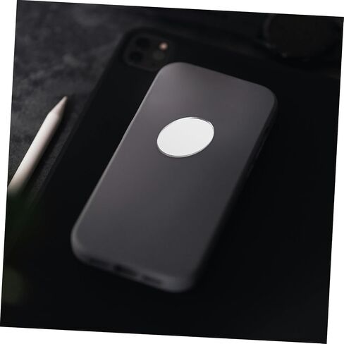 5pcs Phone Mirror Decal Makeup Sticker for Phone Case Oval Mirror Sticker Acrylic Adhesive Compact Vanity Stick Charm Accessory in Saudi Arabia