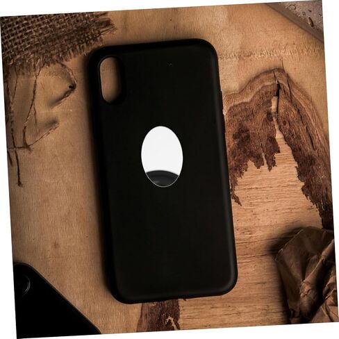 5pcs Phone Mirror Decal Makeup Sticker for Phone Case Oval Mirror Sticker Acrylic Adhesive Compact Vanity Stick Charm Accessory in Saudi Arabia