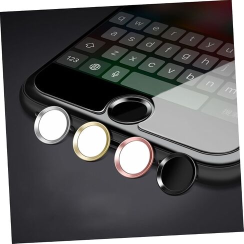Artibetter Phone Button Stickers Color Your Home Identification Key Accessories Touch Button Sticker Fingerprint Recognition Stickers in Saudi Arabia