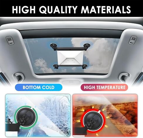 Starlink Mini Mount, Enhanced Strong Suction Cups, Starlink Mini Accessories Mount Adjustable Design for Car Windows, Sunroofs, RVs, Boats, Trucks - Stable Satellite Signal for Road Trips and Travel in Kuwait