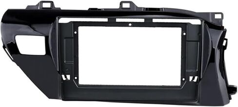 إطار راديو 9/10 بوصة 2Din Android Head Unit Car Radio Frame Kit مناسب لسيارة Toyota Hilux 2015-2018 لوحة تثبيت ستيريو السيارة حافة مريحة وعملية (RHD، 9 بوصة) in Kuwait
