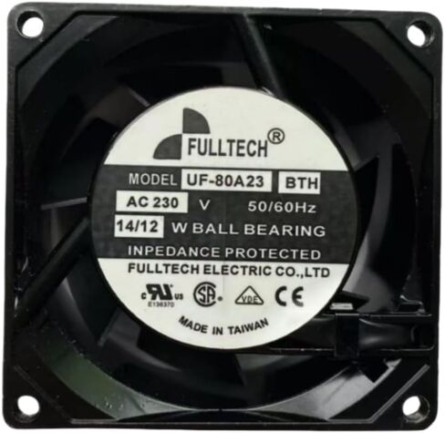 UF-80A23 BTH مروحة 8 سم لمروحة تبريد 230 فولت 14/12 وات 8038 80X80X38MM in Saudi Arabia
