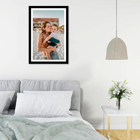 مجموعة إطارات صور مقاس 8.5 × 11 مكونة من 5 قطع للتعليق على الحائط والطاولة، شاشة مقاس 6 × 8 بوصة مع حصيرة أو 8.5 × 11 بدون حصيرة، إطار صور لشهادة مجمعة مقاس 8.5 × 11 مع زجاج شبكي مقاوم للكسر، 5 عبوات، أسود in Kuwait