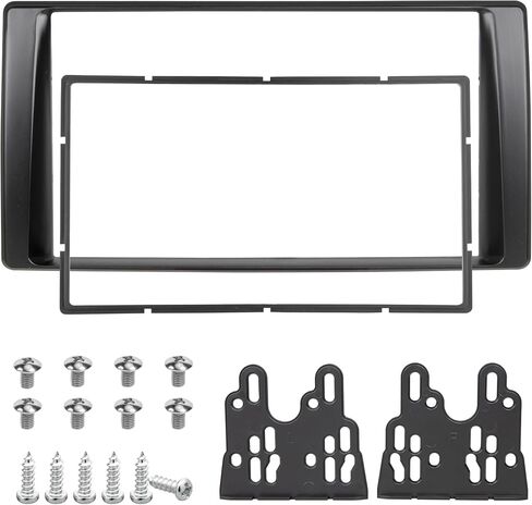 NuIth Double DIN مجموعة أدوات تثبيت راديو ما بعد البيع لسيارة Toyota Camry 2002-2006 بدون نظام ملاحة راديو داش ستيريو تركيب تركيب مجموعات دعامة الحافة (مجموعة أجهزة القياس + سلك) in Saudi Arabia