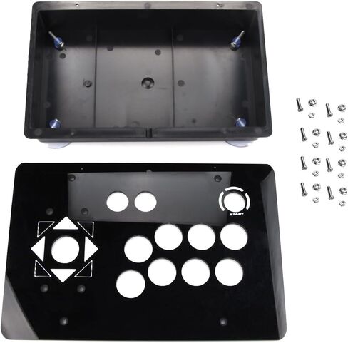 CHICHIYANG Arcade Joystick Base Box Case & Acrylic Panel Kit Suitable for DIY Arcade Game Machine Cabinet Controller in Saudi Arabia