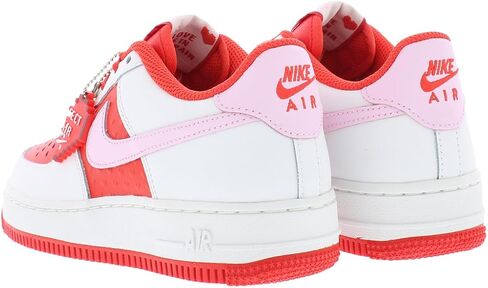 Nike Air Force 1 Big Kids' Shoes (HQ3249-043, Pure Platinum/Glacier Blue/Metallic Silver) in Saudi Arabia