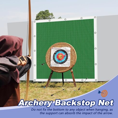 Syhood Archery Backstop Arrow Netting Backstop Target Block Heavy Duty Reinforced Archery Back Stop Reinforced Nets Accessories for Bow Backyard in Saudi Arabia