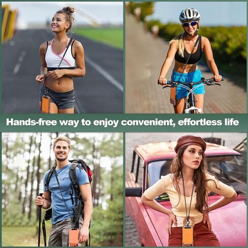 Phone Lanyard Crossbody, Adjustable Cell Phone Lanyard Neck Strap for All Phones, Universal Skin Friendly Phone Strap Crossbody for Women and Men in Saudi Arabia