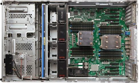 HP ProLiant ML350 G9 Tower Server مع نظام التشغيل، 2 x Intel 10-Core CPUs، 256GB DDR4 RAM، 8TB SSDs، RAID (متجدد) in Saudi Arabia