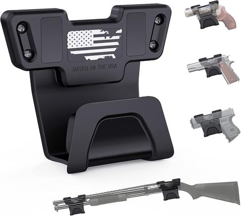 HUICOCY Gun Magnets with Safety Trigger Guard Protection, Concealed Gun Magnet Mount Rated Max up to 15 LBS for Most Guns, Magnetic Gun Mount for Vehicle, Car, Truck, Wall, Safe, Desk(1 Pack) in Saudi Arabia