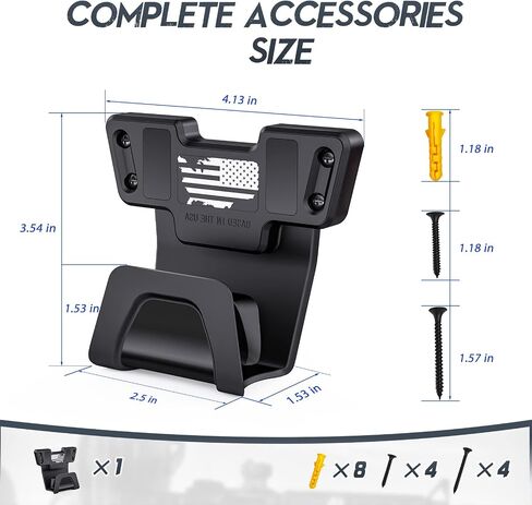 HUICOCY Gun Magnets with Safety Trigger Guard Protection, Concealed Gun Magnet Mount Rated Max up to 15 LBS for Most Guns, Magnetic Gun Mount for Vehicle, Car, Truck, Wall, Safe, Desk(1 Pack) in Saudi Arabia