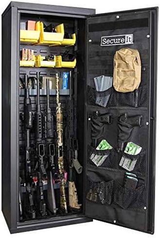 SecureIt Gun Storage Agile Ultralight Model 52 Door Organizer - Stores Pistols, Gear, Ammo, and Gun Safe Accessories, Easy Assembly and Gun Storage in Saudi Arabia