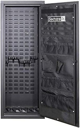 SecureIt Gun Storage Agile Ultralight Model 52 Door Organizer - Stores Pistols, Gear, Ammo, and Gun Safe Accessories, Easy Assembly and Gun Storage in Saudi Arabia