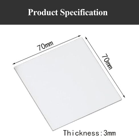 Alumina Ceramic Cooling Pad Heat Insulation Fireproof Used in The Machinery Industry, Thickness 3mm,70×70×3mm in Saudi Arabia