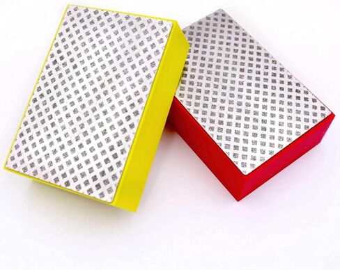 Diamond Hand Polishing Pads for Sanding Concrete Glass Stone Granite Marble 60#,100#,200#,400# (4Pcs/Set)… in Kuwait