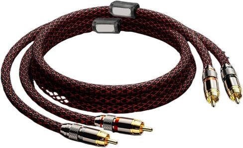 1 Pair R/CA Cable 2 to Interconnect Cables HiFi Stereo 4N OFC Male for Amplifier DAC TV Car(3m) in Saudi Arabia