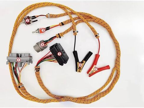 Diagnostic Cable, Compatible with CAT Engine C6.4 C15 3126B, 320C 320D, Comprehensive Test Wiring Harness, Excavator Replacement Part (320D) in Saudi Arabia