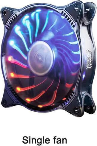 PC-SK120 مروحة السماء المرصعة بالنجوم 120 مم 4Pin PWM حافظة كمبيوتر مروحة تبريد هادئة قابلة للتعديل وحدة المعالجة المركزية مروحة تبريد المياه (2 مراوح) in Kuwait