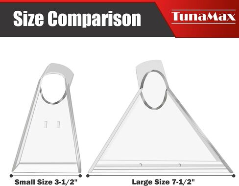 TunaMax Universal Work with All Shop Vacs Extractor Attachment with 1-1/4" & 1-7/8" & 2-1/2" Three Adapters for Upholstery & Carpet Cleaning & Auto Detailing, Large 7-1/2" and Small 3-1/2" Clear Head in Saudi Arabia