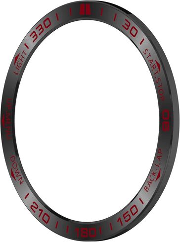 غطاء إطاري متوافق مع حافظة Garmin Quatix 8، غطاء لاصق بحلقة معدنية مضاد للخدش لـ Quatix 8 47 مم 51 مم ملحق الساعة الذكية (#1، 51 مم) in Saudi Arabia