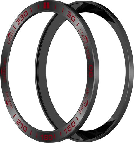 غطاء إطاري متوافق مع حافظة Garmin Quatix 8، غطاء لاصق بحلقة معدنية مضاد للخدش لـ Quatix 8 47 مم 51 مم ملحق الساعة الذكية (#1، 51 مم) in Saudi Arabia