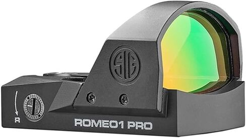 Sig Sauer ROMEO1PRO 1x30mm 6 MOA Red Dot Sight | Compact Durable Aluminum Corrosion-Resistant Waterproof Open Reflex Sight with Protective Shroud in Saudi Arabia