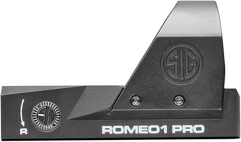 Sig Sauer ROMEO1PRO 1x30mm 6 MOA Red Dot Sight | Compact Durable Aluminum Corrosion-Resistant Waterproof Open Reflex Sight with Protective Shroud in Saudi Arabia