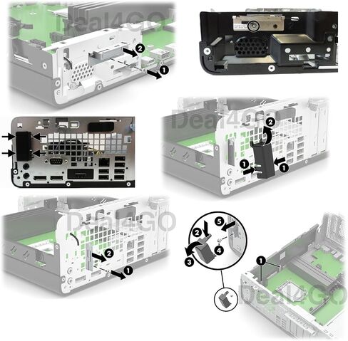 Deal4GO WiFi Antenna WLAN Cable kit M04571-001 Replacement for HP ProDesk 400 600 G4 G5 G6, EliteDesk 800 G6 705 G5 SFF Desktop in Saudi Arabia