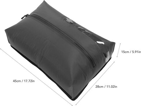 AUNMAS Vacuum Compression Bag 17L Travel Space Saving Suitcases with Quick Air Release Valve for Business Trips, Camping and Outdoor Activities, Made from Strong 70D TPU (Without Window) in Saudi Arabia