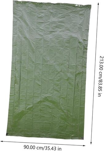 BESPORTBLE PE Aluminum Emergency Sleeping Bag with Whistle Portable Storage Sack for Camping and Hiking Multi-Use Thermal Survival Bag Compression Stuff Sack for Adults in Saudi Arabia