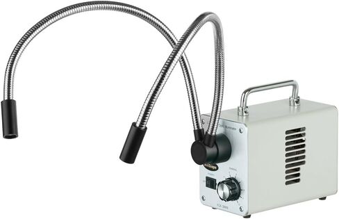 AmScope LED-30WY 30W LED Fiber Optic Dual Gooseneck Lights Microscope Illuminator in Saudi Arabia