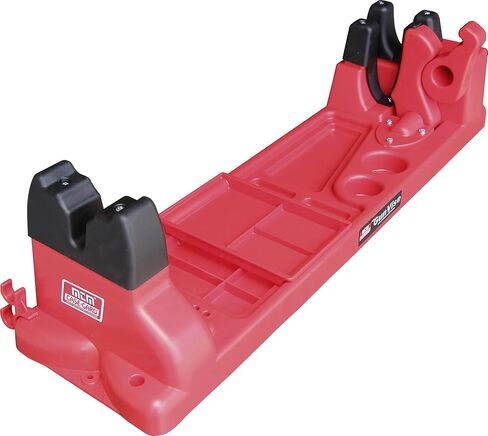 MTM GV30 Gun Vise for Gunsmithing work and Cleaning Kit, Free Standing, 11 Compartments, USA Made, Red in Saudi Arabia