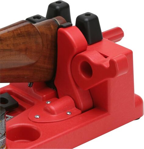 MTM GV30 Gun Vise for Gunsmithing work and Cleaning Kit, Free Standing, 11 Compartments, USA Made, Red in Saudi Arabia