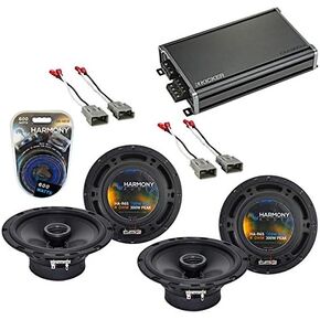 Harmony Audio HA-R65 متوافق مع حزمة Isuzu Oasis 1996-1999 مع مجموعة تثبيت 46CXA3604 360W RMS Amp HA-AK10 Amp وحزام مكبر الصوت HA-727800 (2) محولات مكبر صوت 6.5 بوصة 100 وات RMS in Kuwait