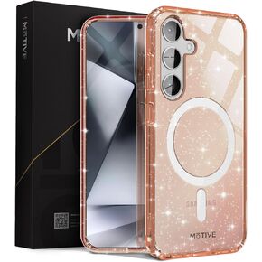 MOTIVE Designed for Samsung Galaxy s24 Plus Case, Clear case Magnetic Compatible with MagSafe, Slim Cover, Drop Tested, s24 Plus case Shockproof 6.6" | Clear in Kuwait