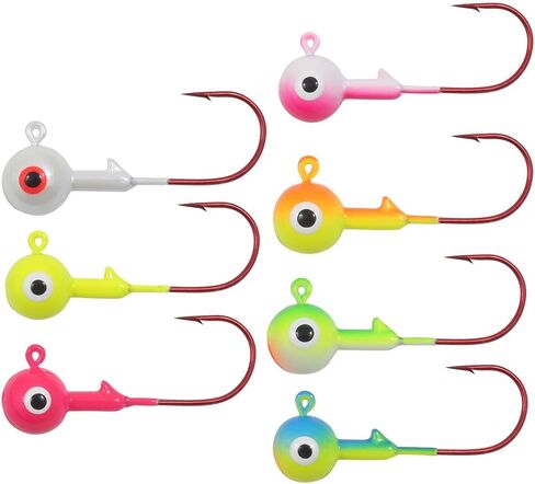 Northland Tackle Gum-Ball JIG / 1.5" / 1/8 OZ - #1 HK / 6 Pack/Assorted in Saudi Arabia