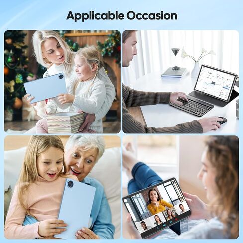 جهاز لوحي Android 15 مع لوحة مفاتيح، جهاز لوحي 11 بوصة مع ذاكرة وصول عشوائي سعتها 24 جيجابايت + ذاكرة تخزين داخلية 128 جيجابايت (توسيع 2 تيرابايت)، بطارية 8000 مللي أمبير في الساعة، شبكة WiFi 2.4 جيجا/5 جيجا، كاميرا مزدوجة 5 ميجابكسل + 13 ميجابكسل، Widevi in Kuwait