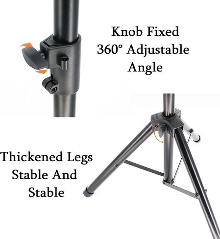 Laptop Floor Stand,Portable Steel Projector Tripod,Adjustable Workbench with Tray,for Home Outdoor Office,Load 50kg in Saudi Arabia