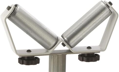 HTC HSV-15 Pipe Stand V head Roller Super Duty Adjustable 22-Inch to 32-Inch Tall , White in Saudi Arabia